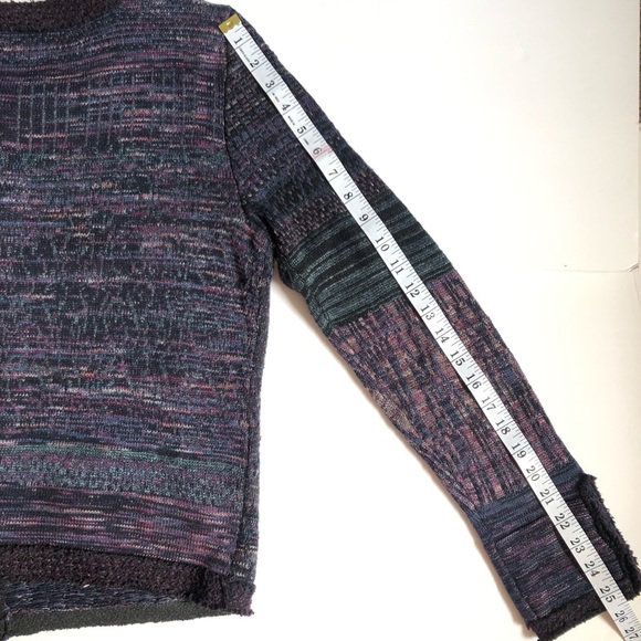 Free People Purple Button-Up Cardigan sz Medium - Picture 6 of 6